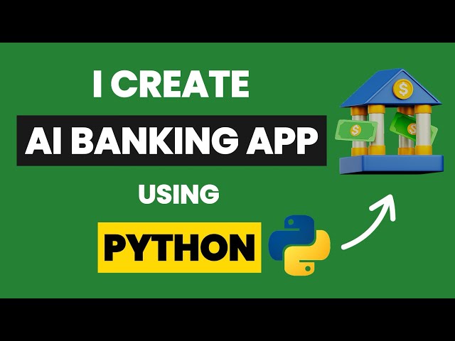 I Create AI Banking App in 3 Min Using Python and Machine Learning & Python Projects 
