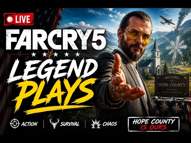 FAR CRY 5 LIVE STREAM SUNDAY | LEGENDPLAYS