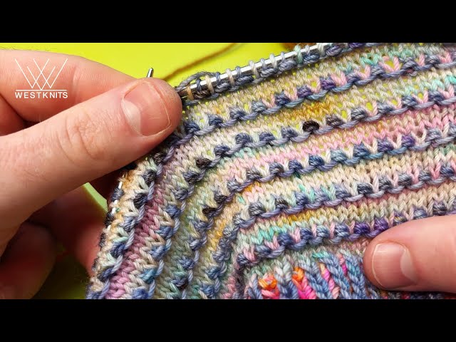 Tiny Bobbles - Knitting Tutorial