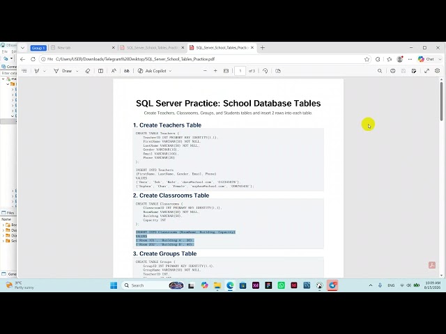 SQL SERVER EXECUTION