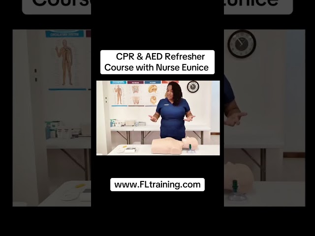 🚨 CPR & AED Refresher Course with Nurse Eunice | Learn How to Save a Life 🫀
