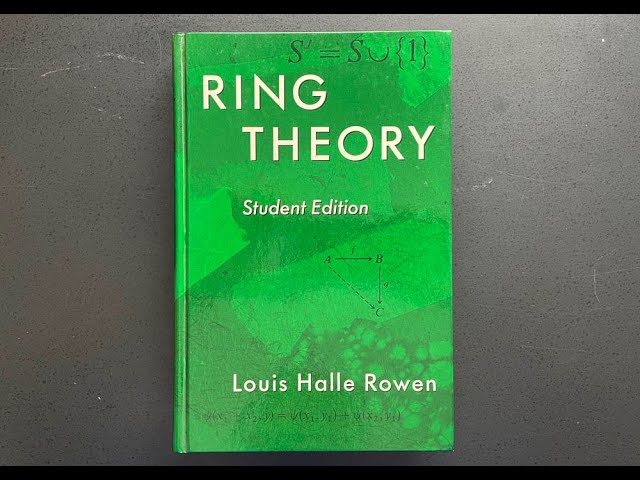 Rowen Ring Theory 