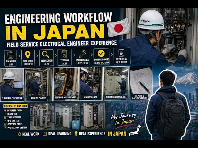 ENGINEERING WORKFLOW IN JAPAN.  My  Experience as a Field Service Electrical Engineer.
