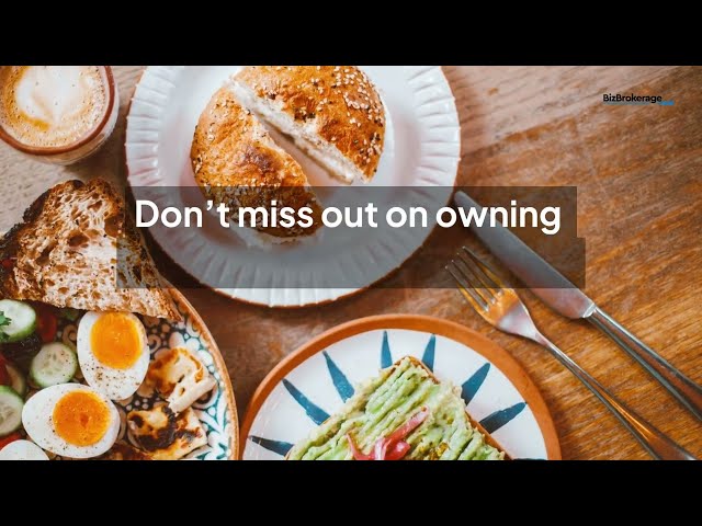 Exceptional Turnkey Bagel & Deli Opportunity | Fully Equipped Business for Sale