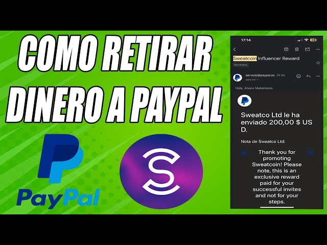 How to Withdraw Money from Sweatcoin to PayPal | How to Get Sweatcoin Cash Out
