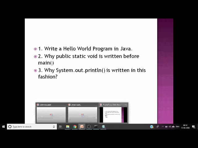 Java Explained: public static void main(String[] args) & System.out.println()