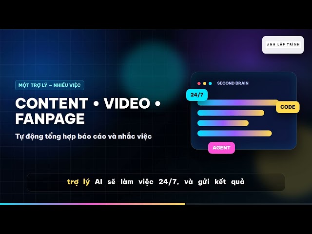 🔥 You rest, your AI Assistant keeps working in the background! | Anh Lap Trinh