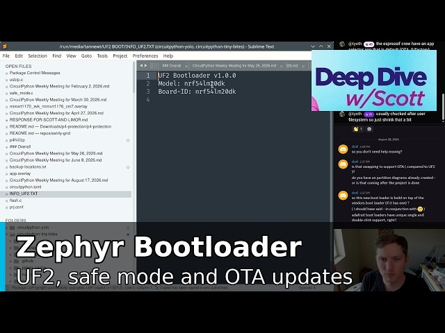 Deep Dive w/Scott: Zephyr Bootloader #adafruit