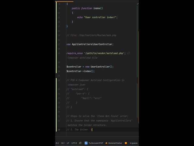 What causes Class Not Found in namespaced #php files? The #hidden Reason Behind Class Not Found in