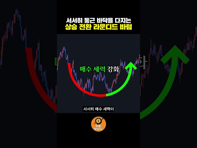 상승 전환 라운디드 바텀 #보조지표 #비트코인 #트럼프