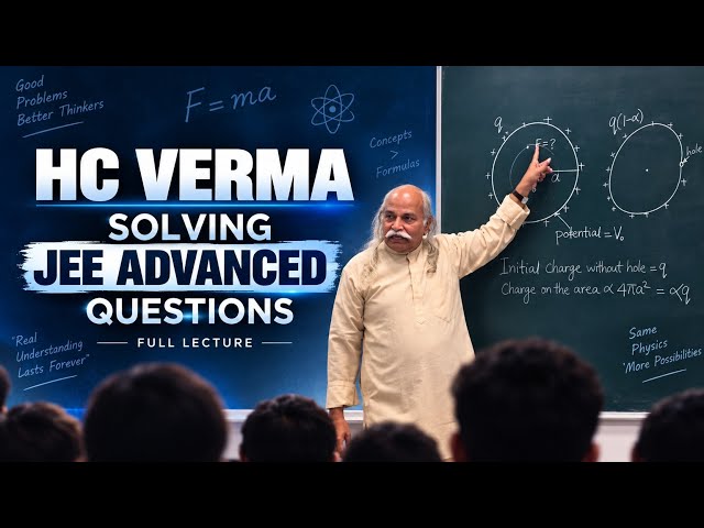 HC Verma Solving JEE Advanced Questions ☠️ | Full lecture 