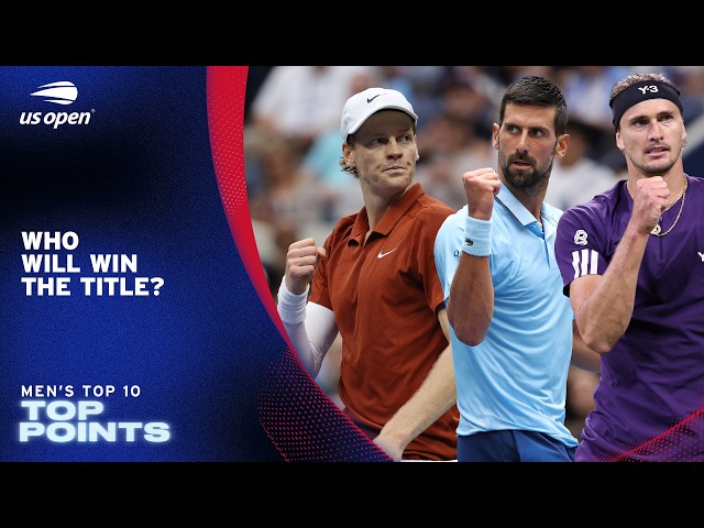 Who Will Win Roland-Garros 2026? | Top 10 Men's Players Best US Open Points