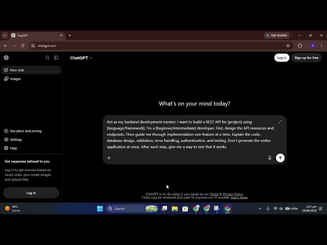 Build Your First REST API With ChatGPT | Beginner Tutorial
