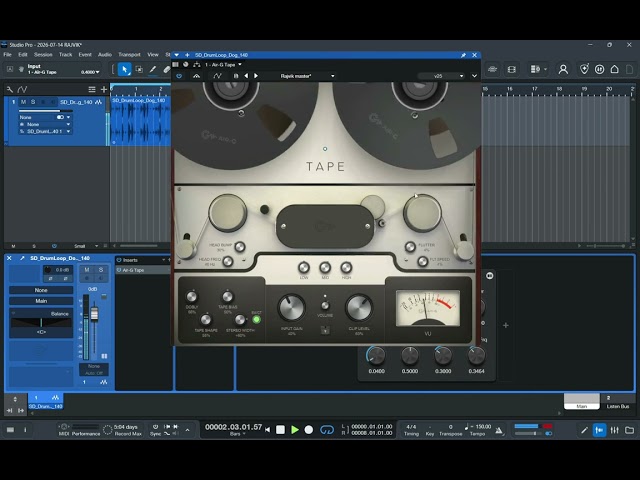 best free tape vst plugin  - fender studio pro