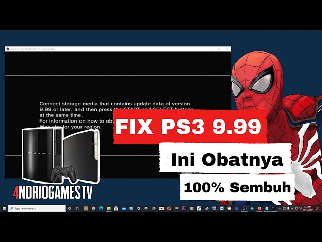 FIX PS3 | update data of version _ 9.99 | GAMPANG INI OBATNYA | 100% BERHASIL BRO