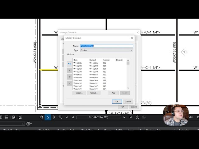How to Autocalculate Steel Shape Surface Area in Bluebeam