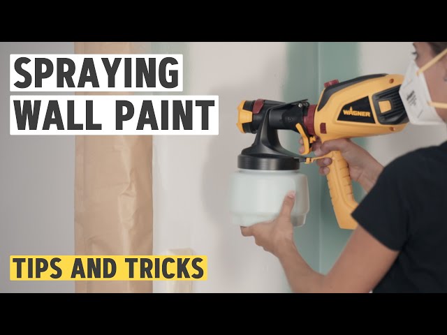 Tips and tricks for spraying wall paints I WAGNER