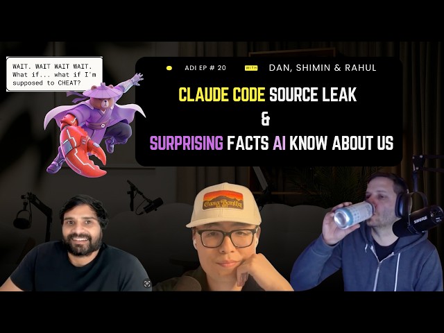 Ep 20: Claude Code Source Leak, Emotion Concepts in LLMs, and Surprising Facts AIs Know About Us.