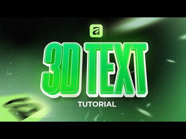 How to Create 3D Text in Affinity by Canva – 2-Minute Quick Tutorial