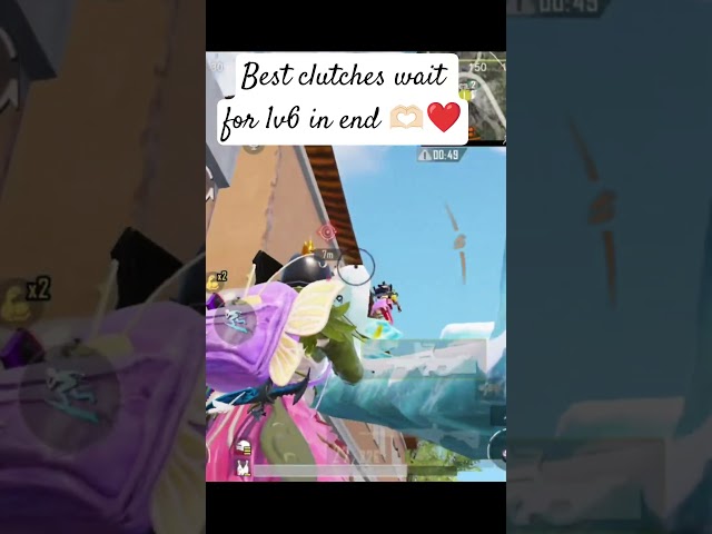 quick clutches and best 1v6 in end ❤️🫶🏻#bgmi #gaming #pubg #python #shortvideos #shorts #gaming