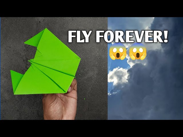 Come fare un aereo di carta velocissimo che vola per sempre