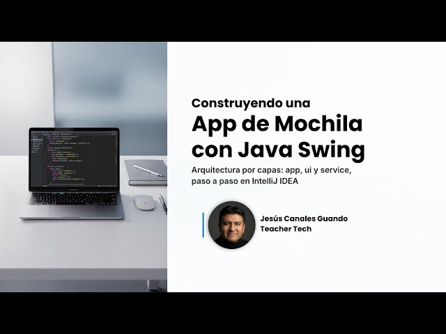 Crea una App REAL en Java Swing desde cero | app, ui y service paso a paso