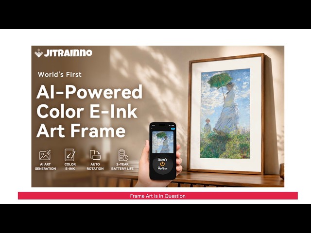 The future of art is in question...  #jitrainno #AIArtframe