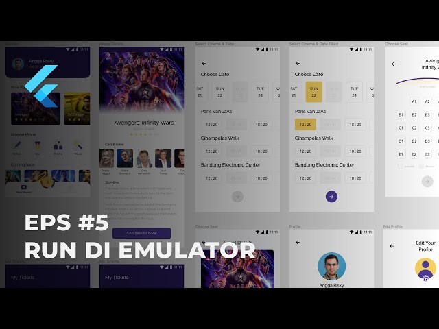 Run Apps di Emulator | Tutorial Flutter 5