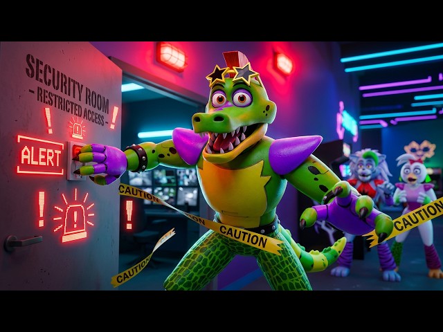 Habitación secreta en Mega Pizzaplex: vigilando a Monty, Roxy y Chica en VRChat FNAF VR