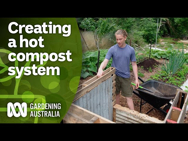 Follow these steps to create a hot compost bay | DIY Garden Projects | Gardening Australia