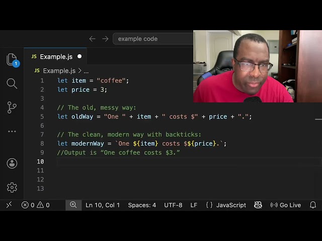 How strings work in javascript (for beginners)