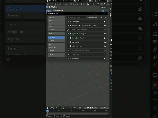 How to install addons in Blender