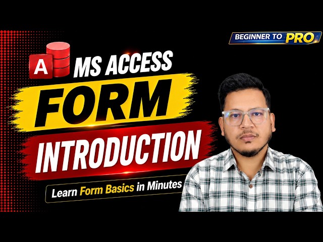 MS Access Forms Tutorial for Beginners in Hindi | Form Introduction | Complete Course