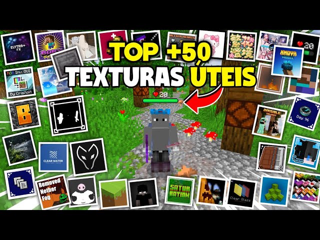 TOP 50 USEFUL TEXTURES FOR MINECRAFT BEDROCK