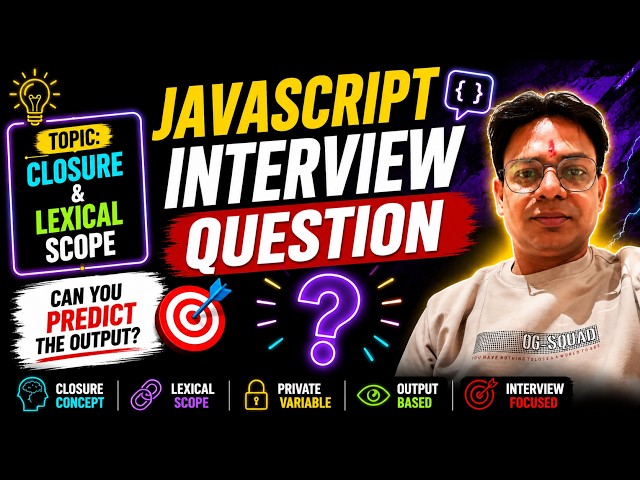 JavaScript Closure Question Most Developers Get Wrong | Predict the Output