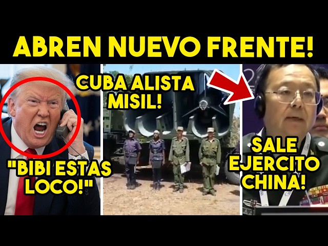MARTILLAZO DE IRAN! JAQUE A EU, ENTRA CHINA. CUBA ALISTA M1S1LES, TRUMP AGARRA PLEITO. ADIOS