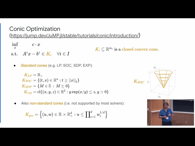 Modeling and Duality in Domain Specific Languages For Optimization | Juan Pablo Vielma | ASE60
