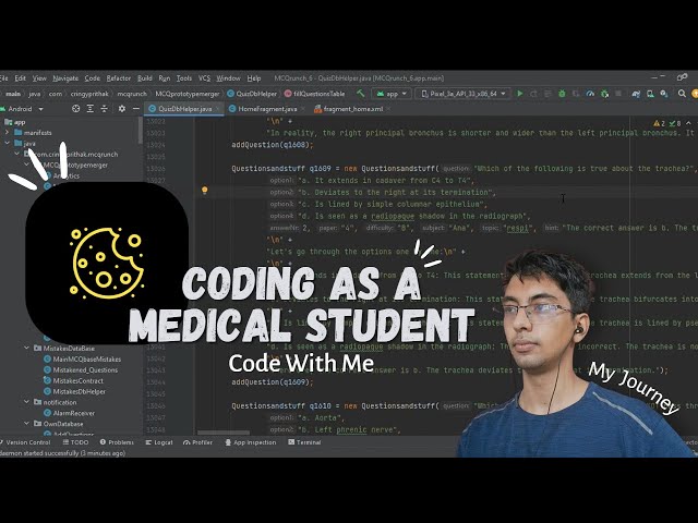 Coding As a Medical Student | #1 My Journey | Build an App with Me