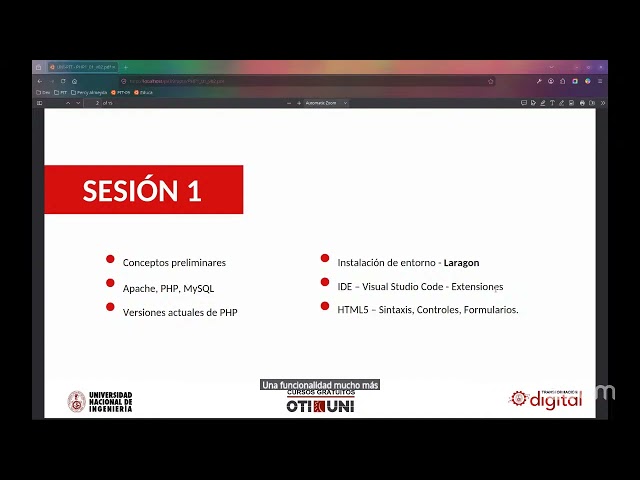 FUNDAMENTOS DE PHP (Clase 1 de 6)