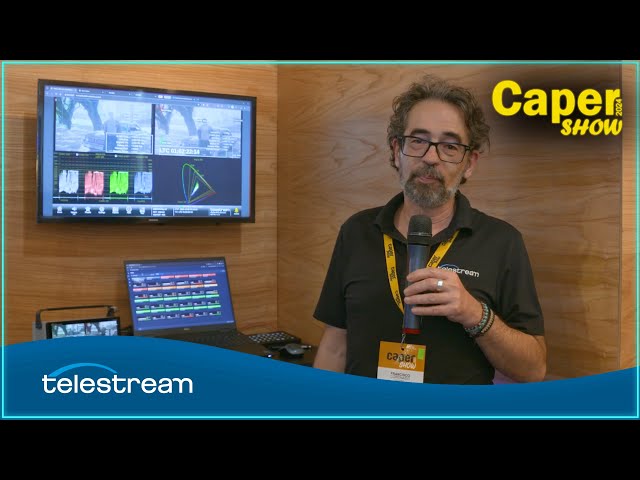 TELESTREAM en #CAPERSHOW2024 | PRISM la solución de monitoreo para producción