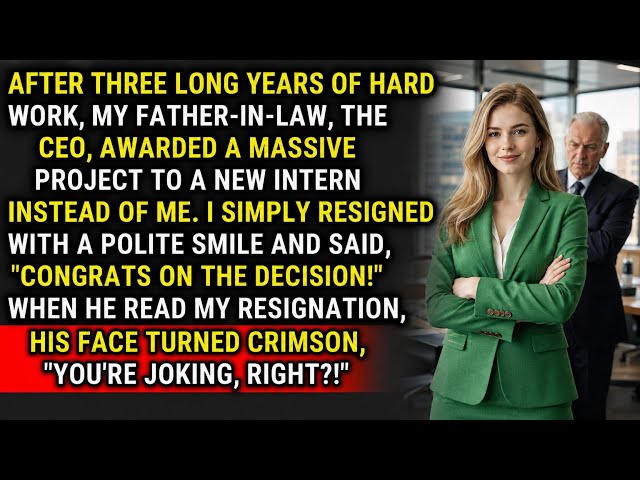 CEO Gave My Project to an Intern - My Resignation Crushed the Company