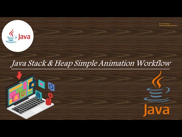 How Stack and Heap memory working in java {Simple animation of the workflow interaction}