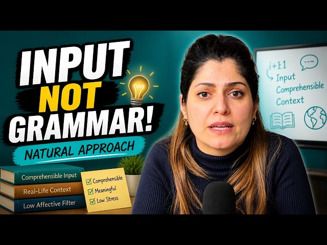 The Natural Approach Explained Fast | TESOL Methods
