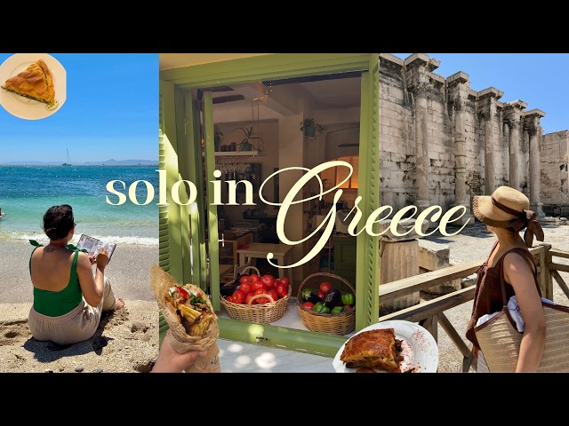 alone in Athens | Greek food, skincare, shopping and lots of painting!