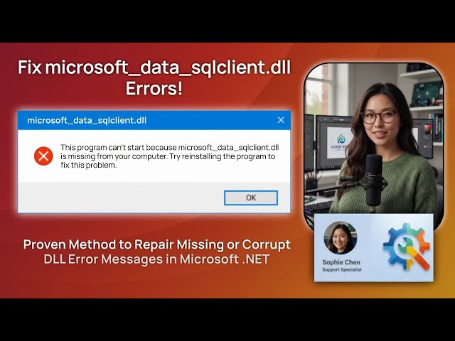 Fix microsoft_data_sqlclient.dll Errors!