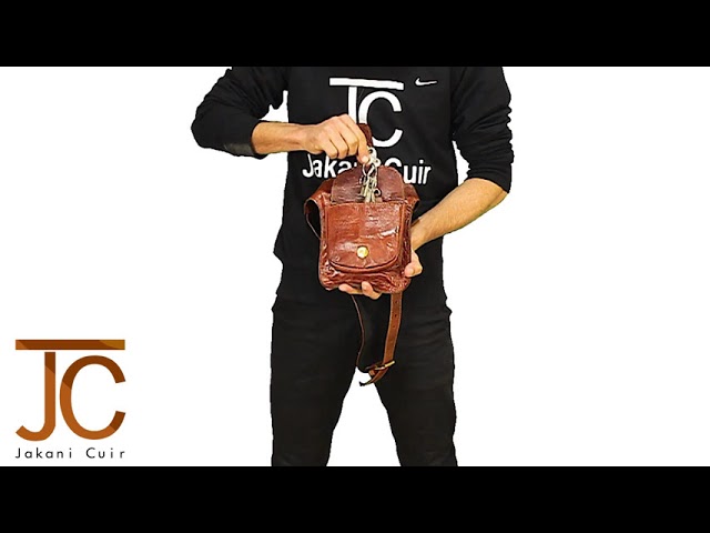 Sac banane en cuir de chèvre P39