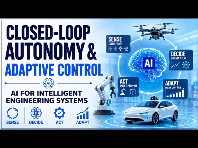 Closed-Loop Autonomy & Adaptive Control | AI for Intelligent Engineering Systems | Uplatz
