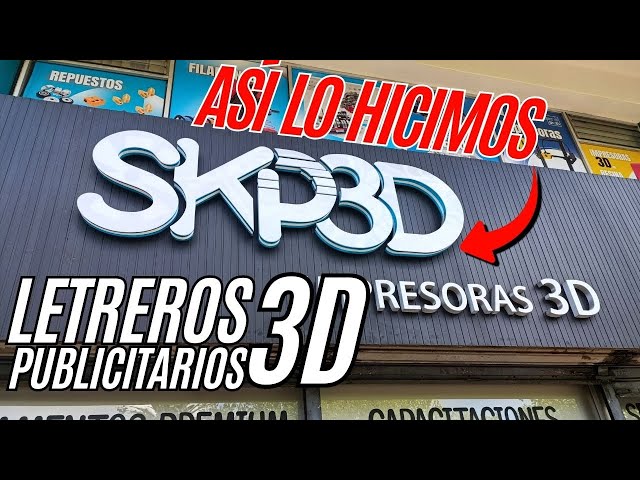 🔥The most epic 3D sign made 100% with 3D printing!