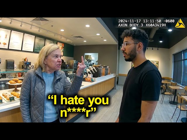 Racist Karen Realizes She’s Being Arrested