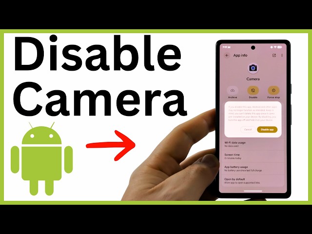 How to Disable Camera on Android Phone - Step By Step